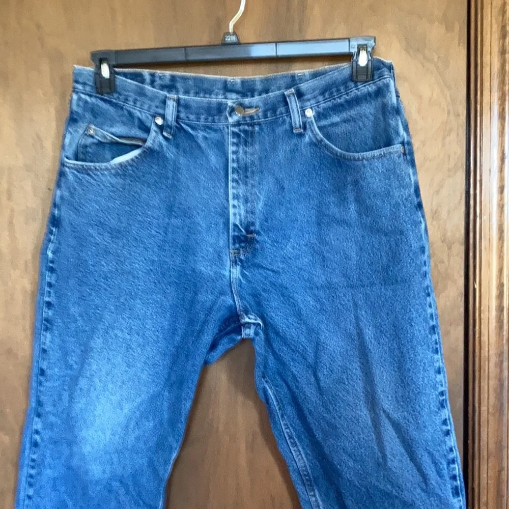 Wrangler relaxed fit jean 38x30 cotton denim - Picture 4 of 17
